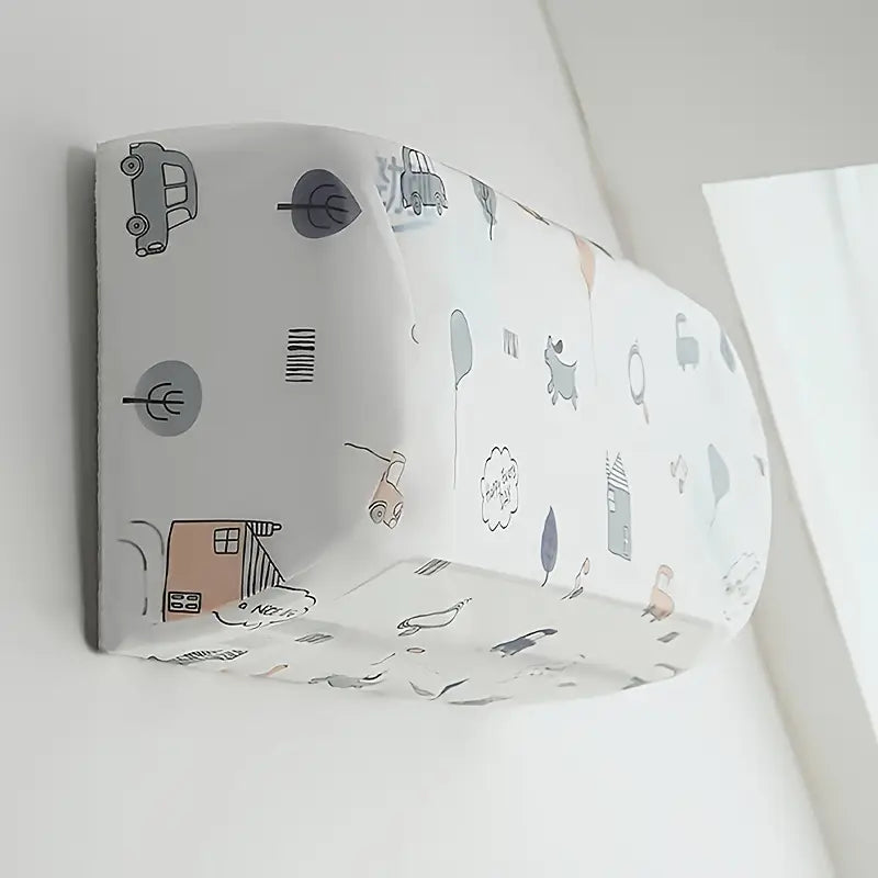 Pack of 3 Elastic Air Conditioner Dust Cover Set – Dustproof and Washable