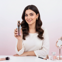 2 in 1 Rechargeable Electric Eyebrow Trimmer and Facial Hair Remover