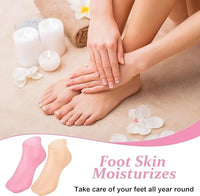 FRAKIN Silicone Moisturizing Socks for Cracked Feet