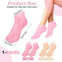 FRAKIN Silicone Moisturizing Socks for Cracked Feet