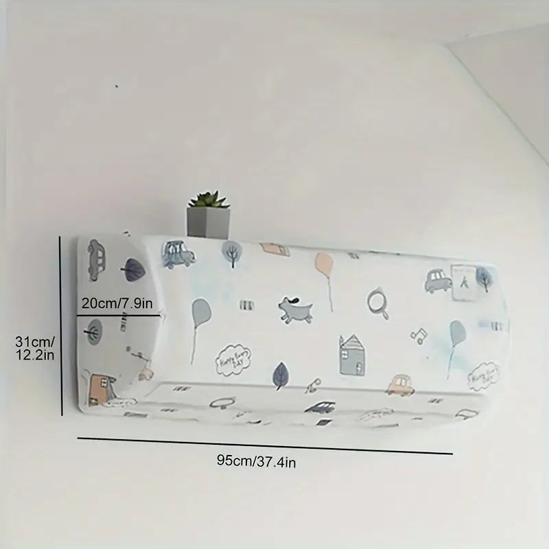 Pack of 3 Elastic Air Conditioner Dust Cover Set – Dustproof and Washable