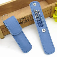 6 Piece Stainless Steel Ear Wax Removal Tool Set with Storage Case