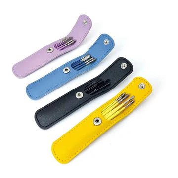 6 Piece Stainless Steel Ear Wax Removal Tool Set with Storage Case
